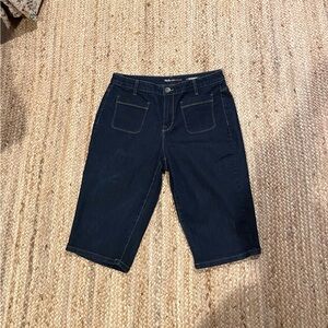 Style & Co Dark Denim Skimmer Shorts Size 10